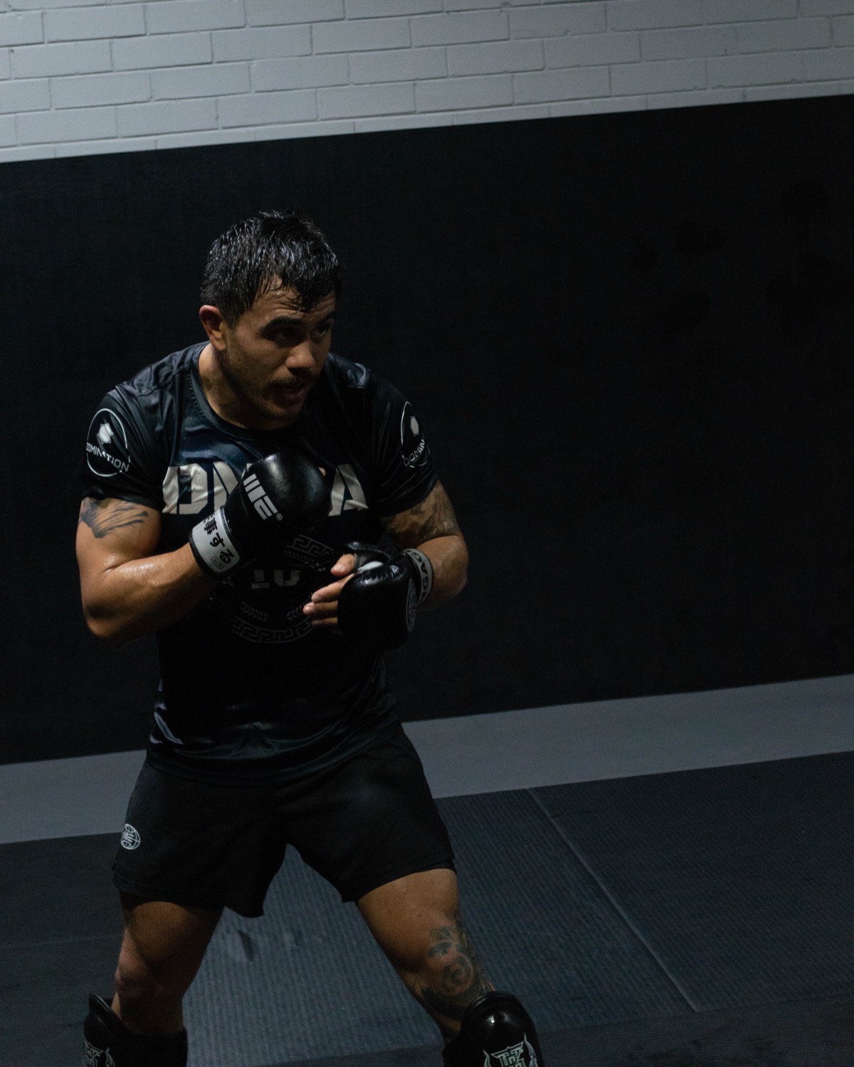 Two members drilling back control on the mats